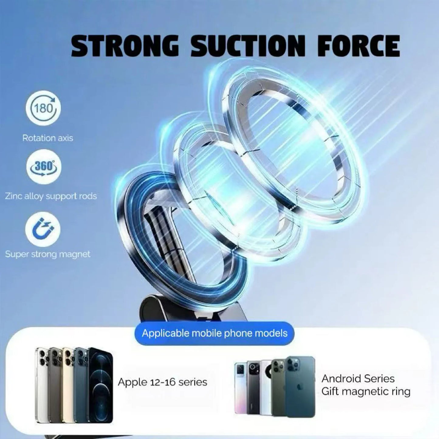 Μαγνητική Βάση Κινητού για Ταξίδια